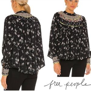 Free People Paloma Printed Blouse
